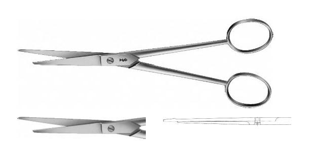 Ножиці судинні досліджувальні 145 мм